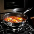 thumbnail image 2 of HexClad Hybrid Nonstick 3.3-Quart Deep Sauté Pan with Tempered Glass Lid, Stay-Cool Handle, Dishwasher-Friendly, Oven-Safe Up to 900°F, Induction Ready, Compatible All Cooktops, 2 of 4