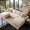 Beige, variant on Howcool 133" Cloud Boneless U-Shaped Modular Corduroy Sectional Couch with Chaise, Deep Memory Foam Seat, Cup Holders & Side Pockets, No Assembly for Living Room, Black