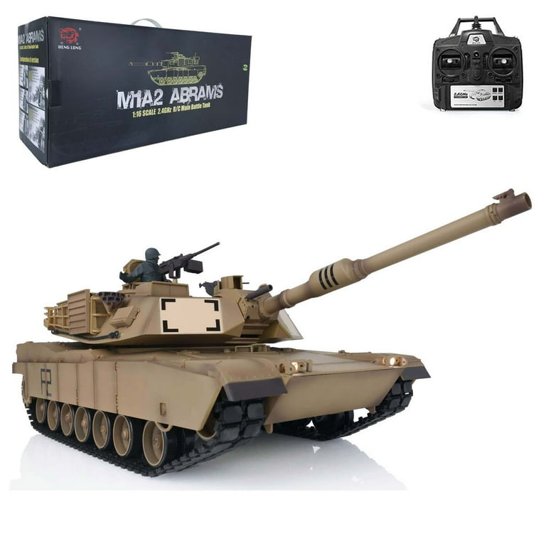 Henglong Electric RC Tank M1A2 Abrams TK7.0 1/16, Smoke