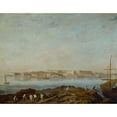 thumbnail image 2 of Augustin Ehrensvärd 24x20 Gold Ornate Framed and Double Matted Museum Art Print Titled - View of Sveaborg, 2 of 4