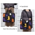 thumbnail image 6 of FORMRS 16" Laptop Bag Carrying Sleeve Case with Handle Travel Shoulder Briefcase, Halloween Colorful Ghosts, 6 of 8