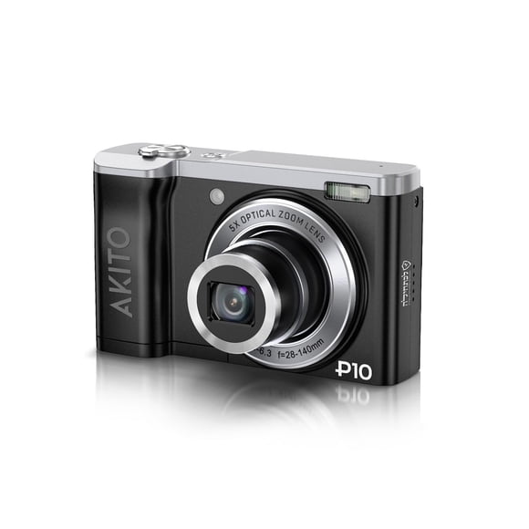 Cámara Digital Akito Plus10 Zoom Óptico 10X UHD 5K