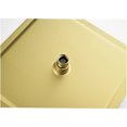 thumbnail image 5 of JERFIT 12 inch Square Rainfall Shower Head, Brushed Gold Wall Mount High Pressure Stainless Steel Showerhead with Self-Cleaning Nozzles, 5 of 6