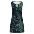 thumbnail image 5 of Fankiway Robe Débardeur d'Été Décontractée pour Femmes Imprimé Floral Robe de Plage Sans Manches Robes d'Été pour Femmes Liquidation Robes pour Femmes Grande Taille Liquidation, 5 of 5