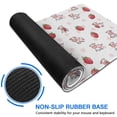 thumbnail image 6 of Long Mouse Pads for Desk,Pink Cow Strawberry Pattern Desk Mats on Top Of Desks, Desk Mouse Pad Extra Large with 3mm Non-Slip Base and Stitched Edge for Gaming,Office,Work,Home 47.3"x23.6", 6 of 6