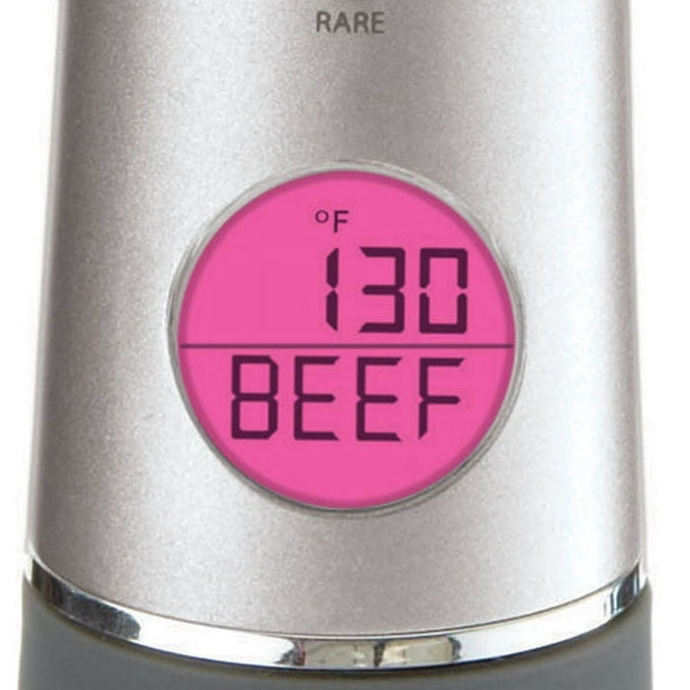 Brookstone Chef's Fork w/ Digital Thermometer Doneness Levels for all Meat  Types