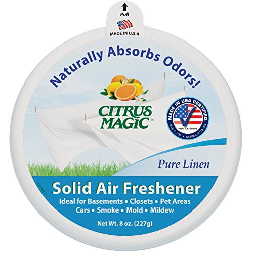 Citrus Magic, Air Deodrzr Solid Pure Linen, 8 Oz, (Pack Of 6)