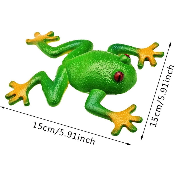 Bullyland 68401-Figura De Juego, Rana Arbórea, Aprox. 3 Cm De Altura, Figura Pintada A Mano, Sin PVC, Para Que Los Niños Jueguen De Forma Imaginativa, Color Colorido (Bullyworld 68401