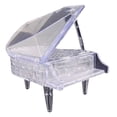thumbnail image 1 of 3D Crystal Piano Puzzle Toy DIY Handmade Puzzle Piano Educational Assembled Toy (White), 1 of 7