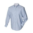 thumbnail image 3 of Henbury Mens Long Sleeve Classic Oxford Work Shirt, 3 of 3