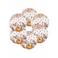 thumbnail image 7 of 13 Inch Round Placemats Set of 6, Orange Blue Fall Non Slip Heat Insulation PP Table Mats, Thanksgiving Pumpkins Maple Leaf Washable Place Mats for Kitchen Dining Party Table Decor, 7 of 7