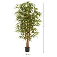 thumbnail image 3 of Pure Garden Set of Two 6FT Artificial Bamboo Trees with Adjustable Leaves, 3 of 7