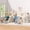 Gray White, variant on DKMOCO 6-in-1 Toddler Slide Playset, Indoor Outdoor Climber and Slide with Basketball Hoop, Golf Game, Telescope and Storage, Safe HDPE Plastic Playground for Kids Ages 1-3, Blue Yellow