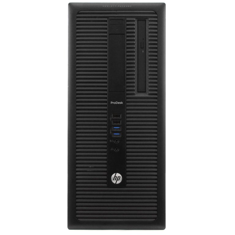 Restored HP ProDesk 600G1 Gaming Desktop Tower, Intel Core i5, 16GB RAM,  NVIDIA GeForce GT 730, 1TB SSD, DVD-ROM, Windows 10 Professional, Black