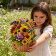 thumbnail image 6 of 3D Pop-up Greeting Card with Envelope, Bright Floral Design, Mother’s Day Bouquet Card, Suitable for Giving to Mom, Wife, Grandma (Style 2), 6 of 7