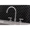 thumbnail image 6 of Kingston Brass Widespread Bathroom Faucets In Brushed Nickel Finish KS8928CML, 6 of 7