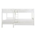 thumbnail image 2 of Pemberly Row Transitional Wood Corner Bunk Bed with Storage Boxes in White, 2 of 4
