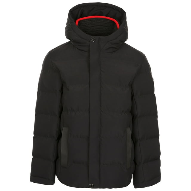 Trespass Boys Padded Jacket Windproof Water Resistant Hooded School Coat Habbton