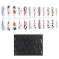 thumbnail image 1 of 24 piezas de uñas postizas navideñas, uñas postizas de cobertura total, uñas navideñas extraíbles para mujeres y niñas, 1 of 8