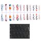 thumbnail image 1 of 24 uñas postizas navideñas artificiales de cobertura completa, uñas removibles de Navidad para mujeres y niñas, 1 of 8