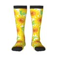 thumbnail image 2 of Lsque Sunflowers2 Printed Crew Socks Men's Women's LightWeight Thin Casual Calf Socks ,Knee High Socks,Cotton Socks, 2 of 9