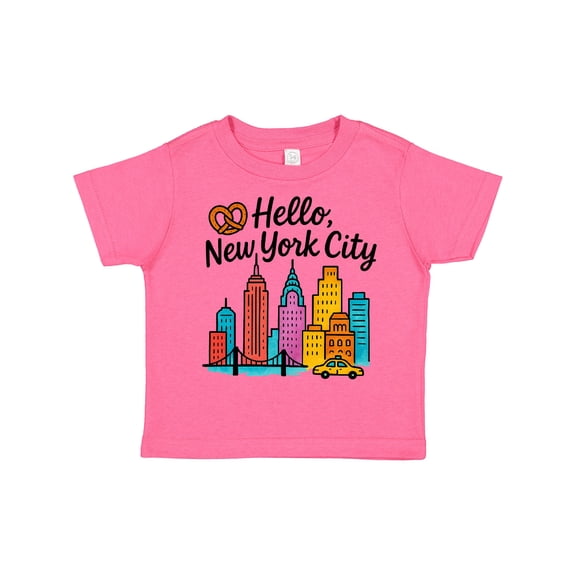 Inktastic Hello New York City Boys or Girls Toddler T-Shirt