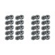 thumbnail image 1 of Qarigey Juego de 10 camisas cortavientos con cierres a presión invisibles que se mantienen elegantes y ajustados botones de presión para Type1 NO1, 1 of 6