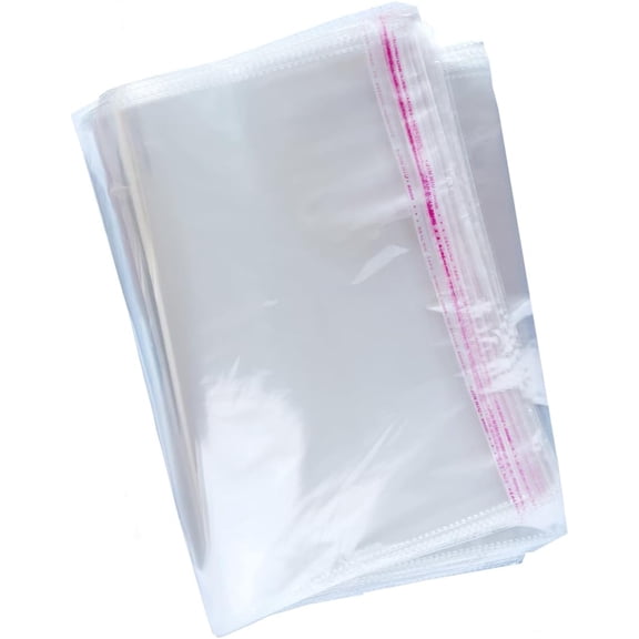 15” x 20” Clear Cellophane Bags Resealable Plastic OPP Bag Self Seal Poly Bags for Apparel,Party Wedding Gift (15X20 inch(100Pcs)
