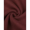 thumbnail image 5 of DARING DIVA Plus Size Long Sleeve Crewneck Sweater Fall Casual Tops 3X Burgundy, 5 of 6