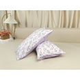 thumbnail image 6 of REGALWOVEN 2 Pack Pillowcase for Hair and Skin, Soft Floral Pillow Cases with Envelope Closure Pink Purple Queen, 6 of 8