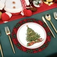 thumbnail image 4 of NWOKYZGH 10Pcs 9" Merry Christmas Dinnerware Set - Christmas Tree Paper Plates, Party Supplies for 10 Guests, 4 of 6