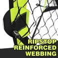 thumbnail image 2 of RUNBOW 3.3x2.2ft Pop Up Portable Soccer Goal for Kids Children's Soccer Net Outdoor Fun in Backyard and Beach（3.3x2.2ft, Yellow，2 Pack）, 2 of 9
