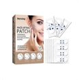thumbnail image 1 of Pegatinas para lifting facial, 120 unidades/juego, pegatinas invisibles finas para el rostro, líneas faciales, arrugas, flacidez de la piel, cinta adhesiva rápida para el mentón en forma de V, 120 u, 1 of 5