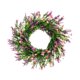 thumbnail image 5 of Guirnalda de hojas verdes artificiales con corona de lavanda para la puerta. Rosa, 5 of 9