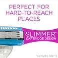 thumbnail image 4 of Schick Hydro Silk 3 Women's Razor Blade Refills, 4 Ct, 4 of 9