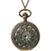 Darice Bronze Beveled Glass Pocket Watch