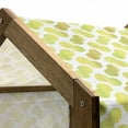 thumbnail image 4 of Green and White Pet House, Big Spots in Pairs Watercolor Style Grunge Fresh Summer Pattern, Outdoor & Indoor Portable Dog Kennel with Pillow and Cover, 5 Sizes, Pale Green and White, by Ambesonne, 4 of 4