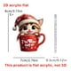 thumbnail image 2 of Christmas Cup 2D Flat Acrylic Ornaments Christmas Holiday Decorations Gifts For Children, 2 of 3