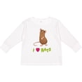 thumbnail image 3 of Inktastic I Love Rats Boys or Girls Long Sleeve Toddler T-Shirt, 3 of 5