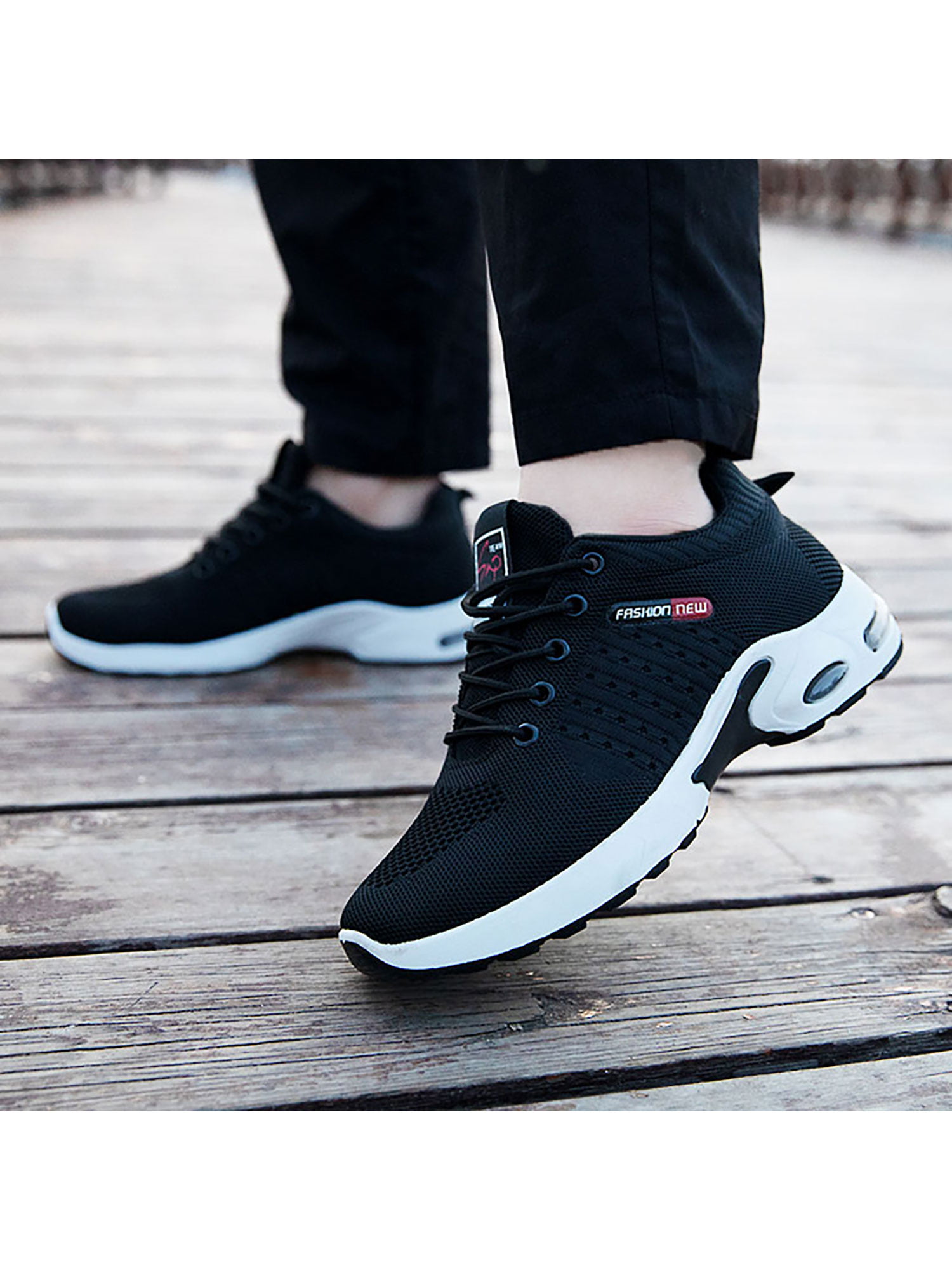 Men's Athletic Shoes Running Outdoor Casual Trainers Tennis Jogging Sneakers Gym 