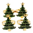 thumbnail image 3 of 6 Pieces Creative Napkin Rings - Pentagram Christmas Buttons, Unique Napkin Rings, Wedding Banquet Table Decoration Tableware Supplies, 3 of 3