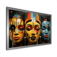 thumbnail image 5 of Designart "Minimalist Depiction Of African Tribal Women III" African Tribes Picture Framed Wall Decor, 5 of 5