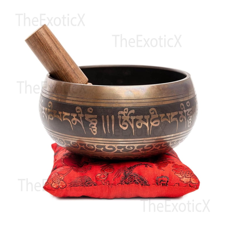 Singing Bowl Brass Musical Instruments Tibetan Buddhist Bell Metal