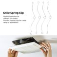 thumbnail image 3 of Grille Spring Clip, Long Lasting Bathroom Fan Cover Grille Spring High Hardness  for Vent Fan Cover, 3 of 7