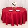 thumbnail image 6 of Efavormart 5 Pack Round Tablecloth, 120 Inch Stain & Wrinkle Resistant Washable Table Cloth, Decorative Polyester Fabric Table Cover for Banquet, Wedding, Dining- Wine, 6 of 10