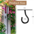 thumbnail image 2 of de Techo para Colgar Plantas, Colgador para Macetas de Interior y Exterior, Gancho de Pared para Maceteros 6 Piezas, 2 of 7