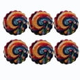 thumbnail image 3 of Boovnll Placemats, 6Pcs Round Woven Rattan Heat Resistant Placemats with Gradient Color, Decorative Kitchen Table Mats for Dining Home,15x15in, 3 of 7