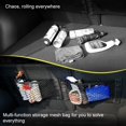 thumbnail image 3 of Organizador de maletero trasero de coche, red de malla para asiento, cuerda elástica, pegatina mágica, bolsa de almacenamiento Universal, organizador automático de bolsillo, 3 of 4