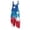 Sky Blue(American Flag Stars), variant on Iaqnaocc 4th of July Women's Jumpsuits Patriotic American Flag Stars Sleeveless Jumpers Freedom Adjustable Strap Jumpsuits Baggy Cotton Linen Festival Overalls Royal Blue L