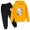 Yellow, variant on Kcolen Outfits for Girls 10-12 Cute Trendy Fashion Athletic Pullover Sweatshirts and Jogger Sweatpants Fall Winter 2pcs Outfits for Kids Girls